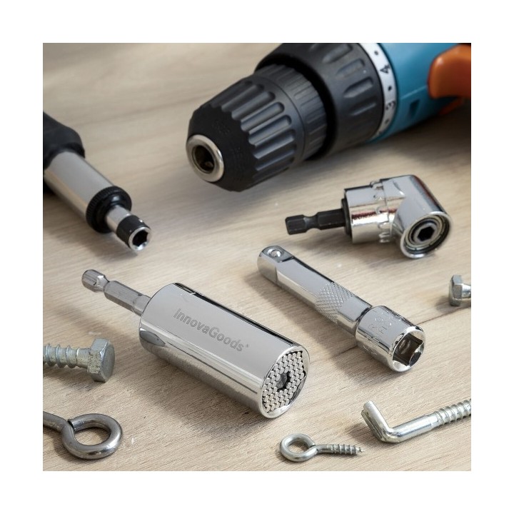 Clé à Douille Universelle avec Accessoires Uniscrew InnovaGoods