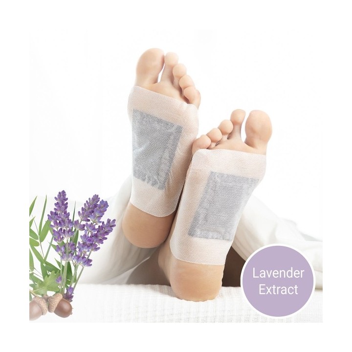 Patchs Détoxifiants pour les pieds Lavender InnovaGoods 10 Unités