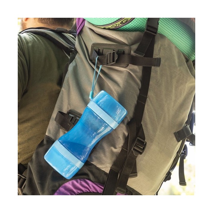 Bouteille avec Distributeur d'Eau et d'Aliments pour Animaux 2 en 1 Pettap InnovaGoods