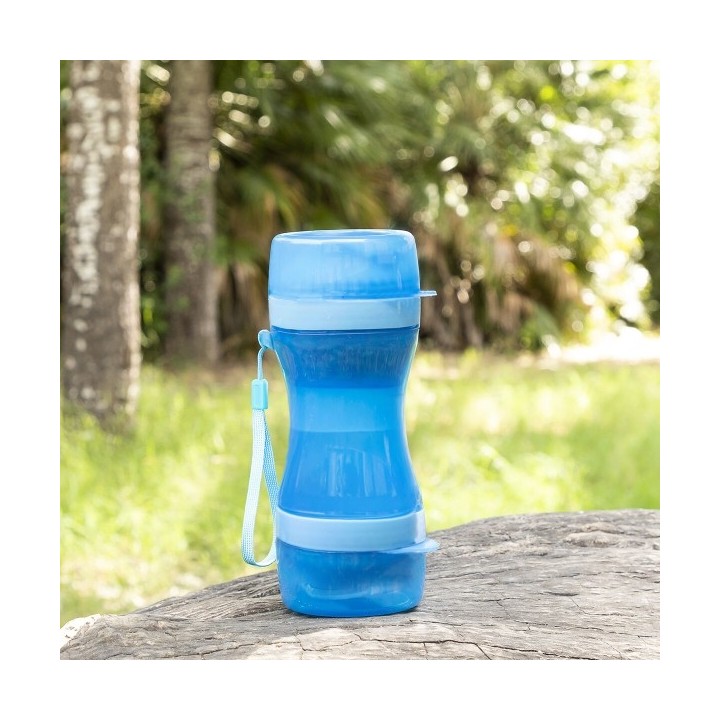 Bouteille avec Distributeur d'Eau et d'Aliments pour Animaux 2 en 1 Pettap InnovaGoods
