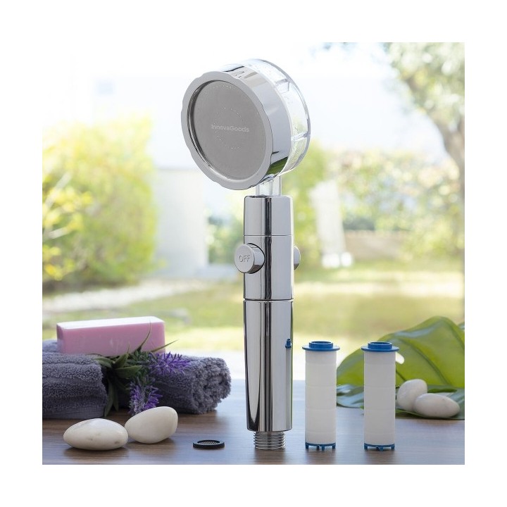 Douche Écologique avec Hélice à Pression et Filtre Purificateur Heliwer InnovaGoods