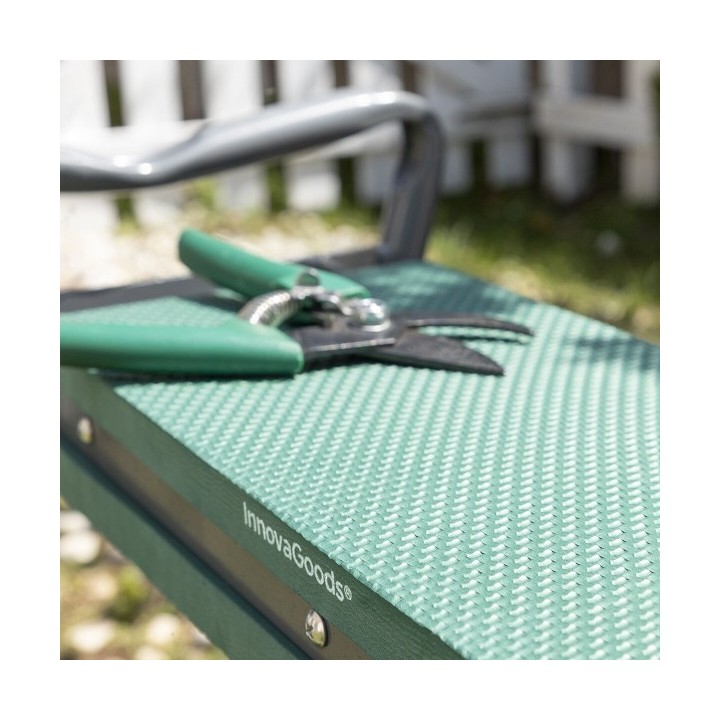 Banc de Jardin Pliable avec Sac à Outils 3 en 1 Situl InnovaGoods