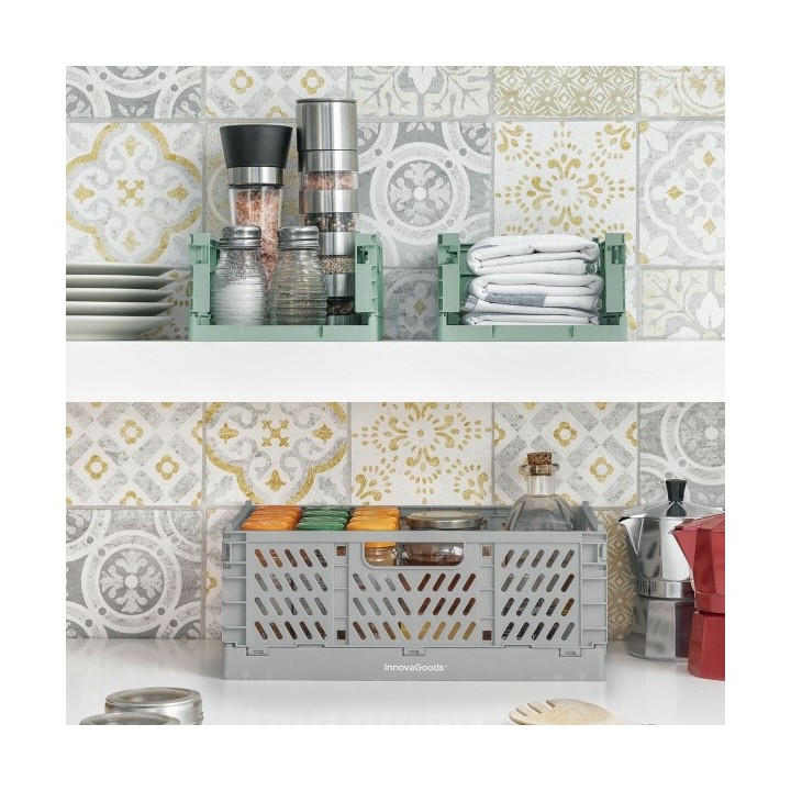 Ensemble de 3 Boîtes de Rangement Pliantes et Empilables Boxtor InnovaGoods