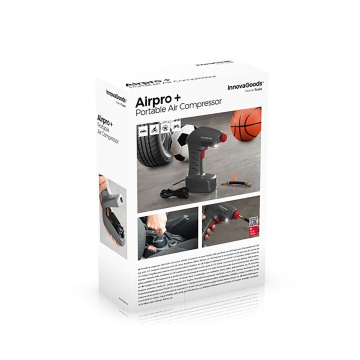 Compresseur d'air portatif avec LED Airpro+ InnovaGoods