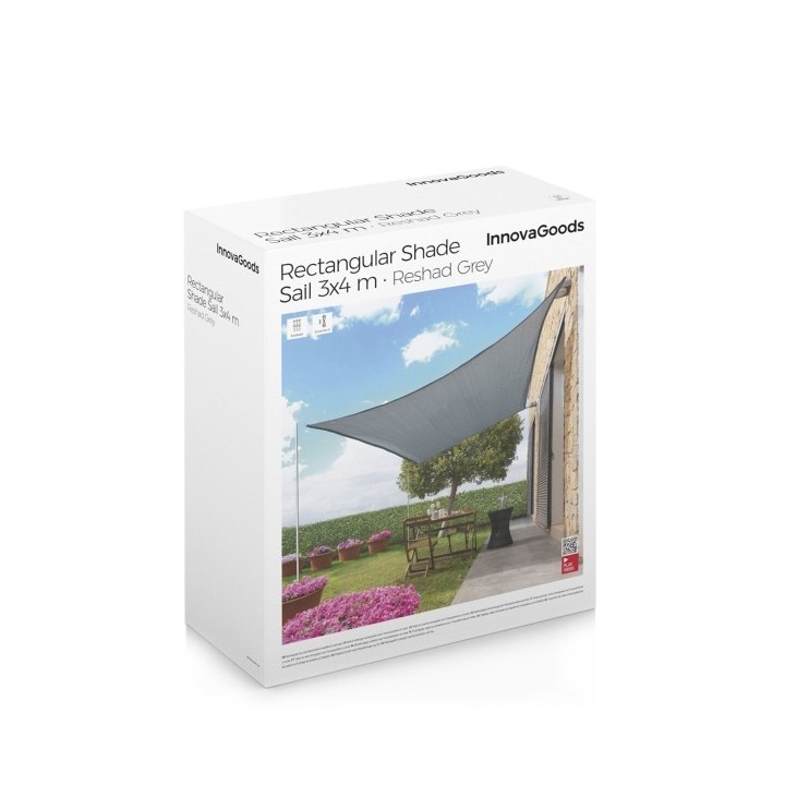 Voile d’Ombrage Rectangulaire Reshad InnovaGoods 3 x 4 m