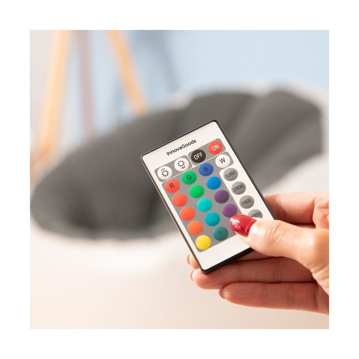 Fauteuil Gonflable avec LED Multicolore et Télécommande Chight InnovaGoods
