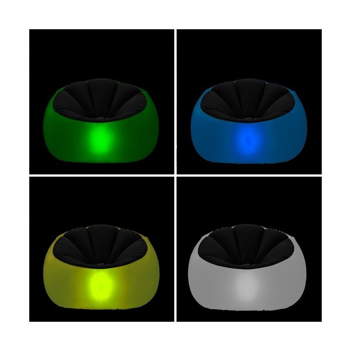 Fauteuil Gonflable avec LED Multicolore et Télécommande Chight InnovaGoods