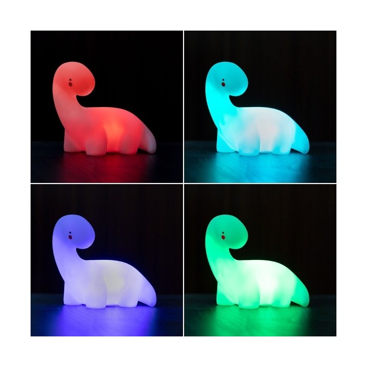 Lampe LED multicolore Dinosaure Lightosaurus InnovaGoods