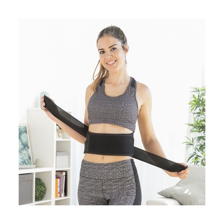 Bande Thermique Correctrice avec Aimants en Tourmaline Tourmabelt InnovaGoods