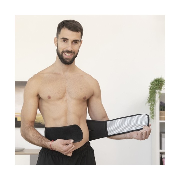 Bande Thermique Correctrice avec Aimants en Tourmaline Tourmabelt InnovaGoods