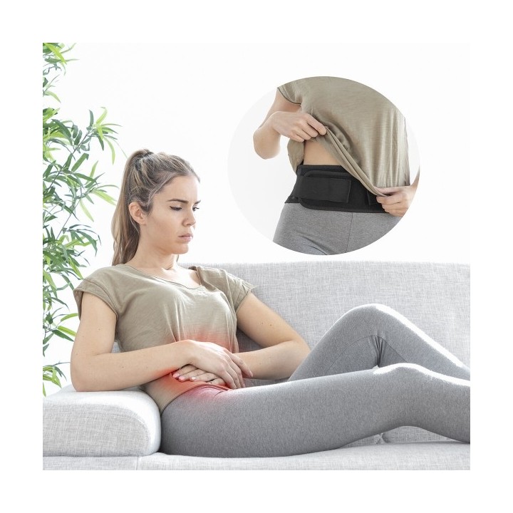 Bande Thermique Correctrice avec Aimants en Tourmaline Tourmabelt InnovaGoods