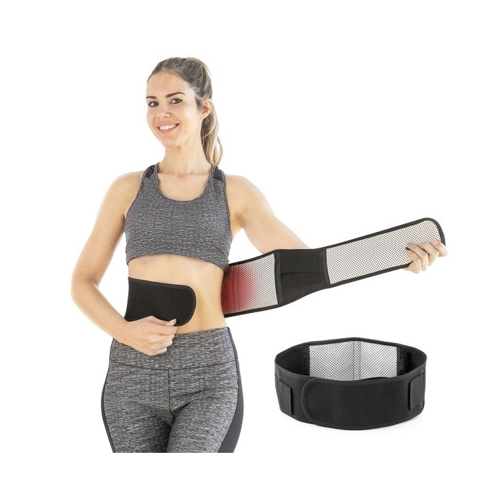 Bande Thermique Correctrice avec Aimants en Tourmaline Tourmabelt InnovaGoods