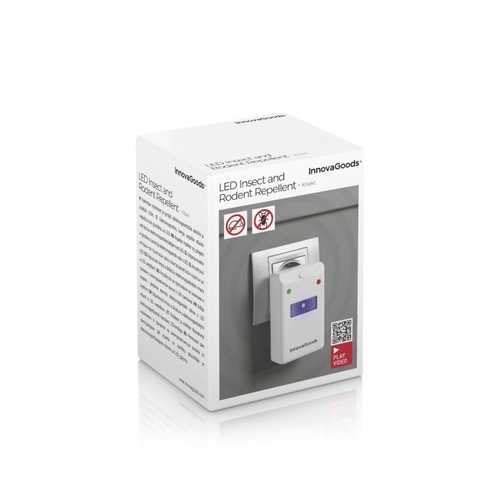 Répulsif contre les Insectes et Rongeurs avec LED Killekt InnovaGoods