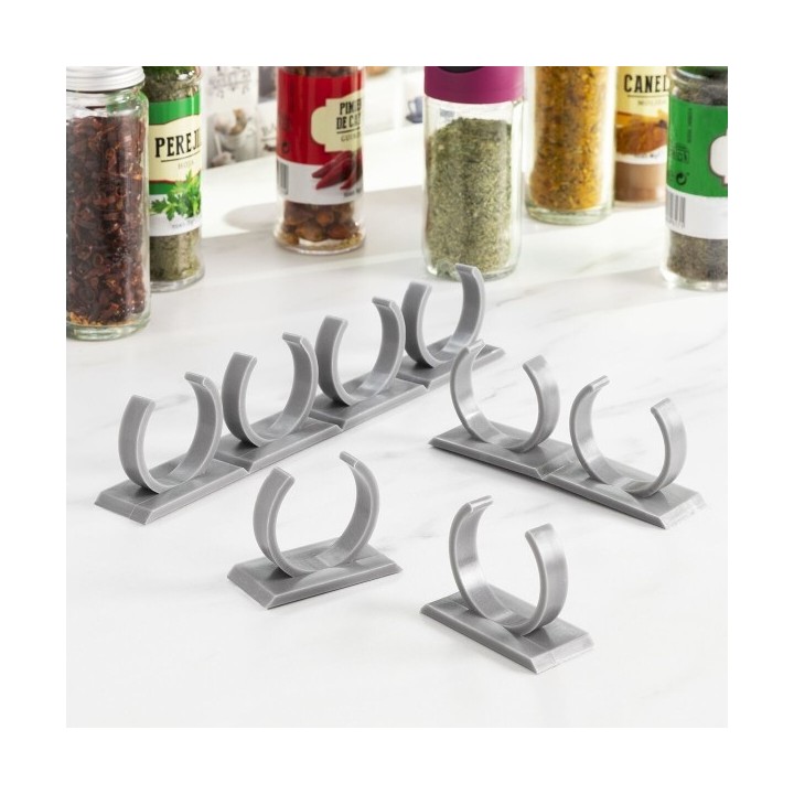 Porte épices adhésif et divisible Jarlock x20 InnovaGoods
