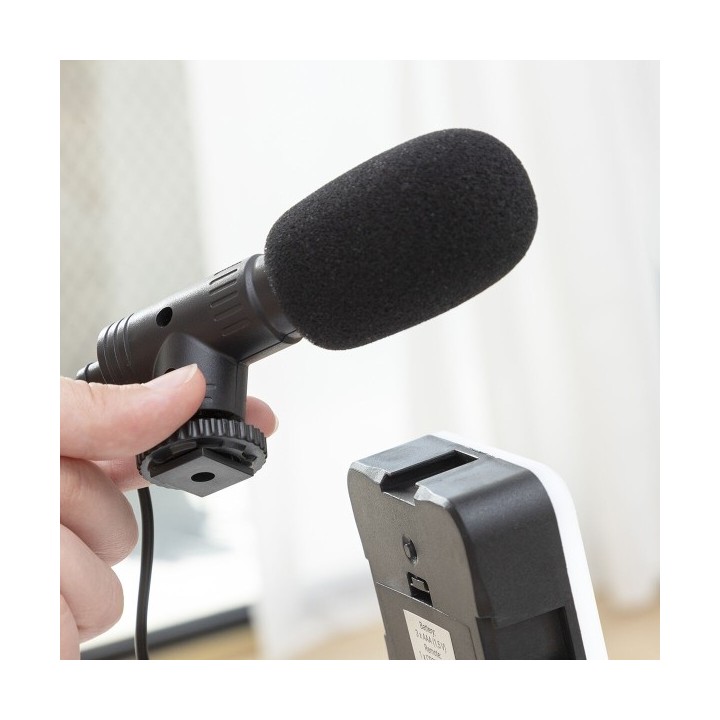 Kit Vlogging avec Lumière, Micro y Télécommande Plodni InnovaGoods 6 Pièces