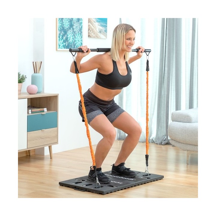 Système d'entrainement complet portatif avec guide d'exercices Gympak Max InnovaGoods