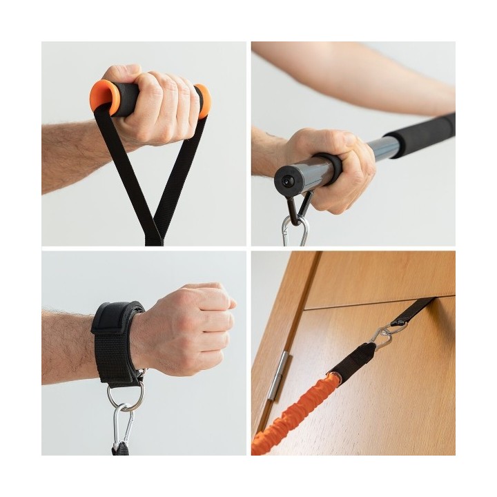 Système d'entrainement complet portatif avec guide d'exercices Gympak Max InnovaGoods