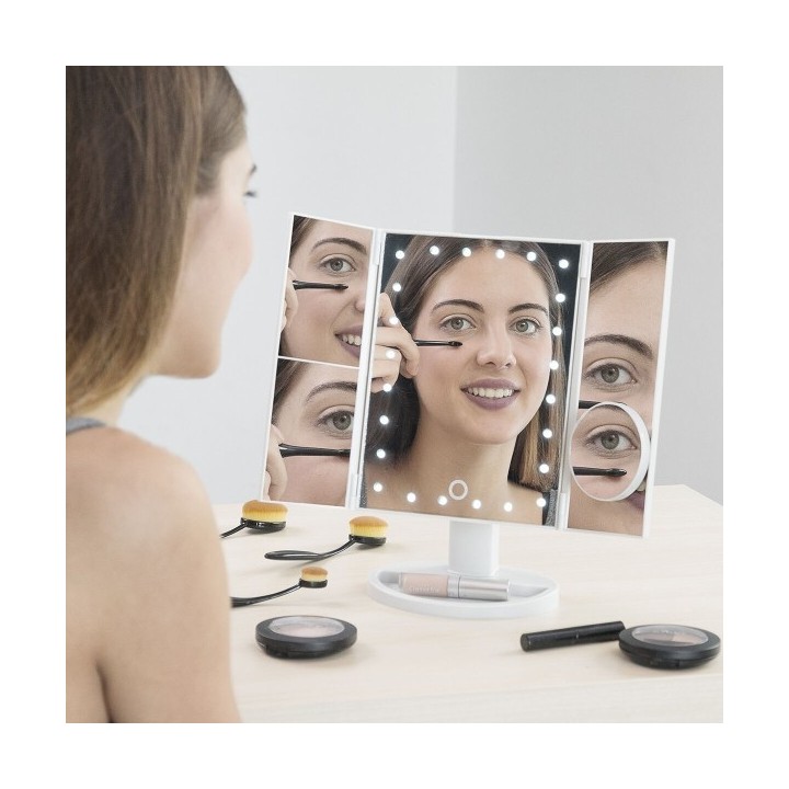 Miroir Grossissant avec LED 4 in 1 Ledflect InnovaGoods