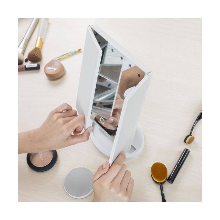Miroir Grossissant avec LED 4 in 1 Ledflect InnovaGoods