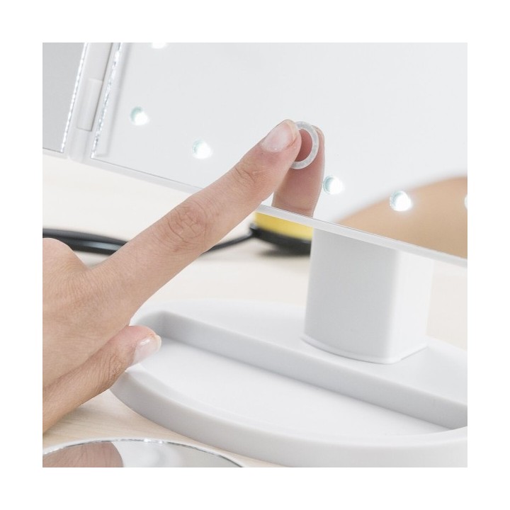 Miroir Grossissant avec LED 4 in 1 Ledflect InnovaGoods