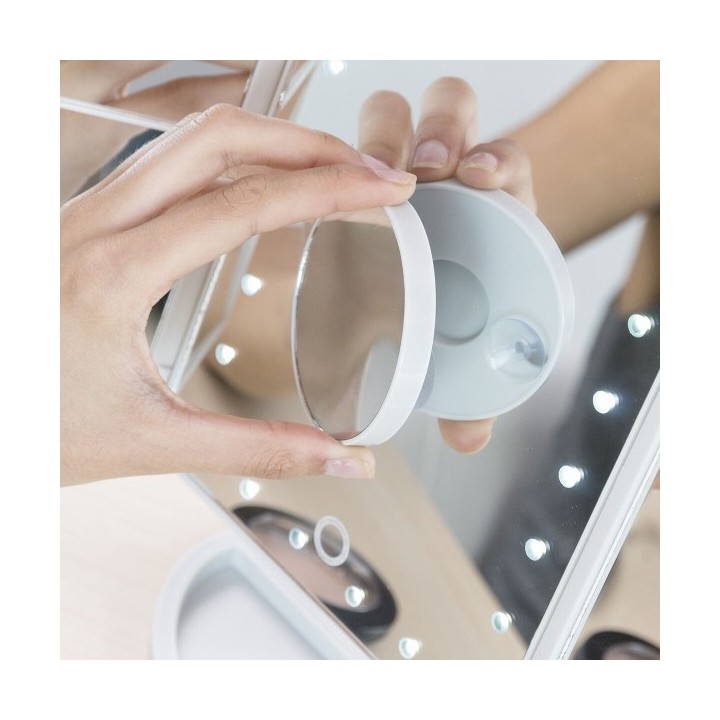 Miroir Grossissant avec LED 4 in 1 Ledflect InnovaGoods