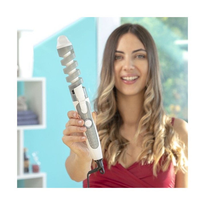 Fer à Friser en Céramique Spirale Spihair InnovaGoods