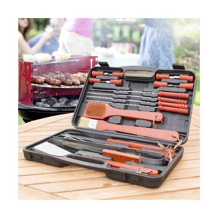 Malette Barbecue Barbecase InnovaGoods 18 Pièces