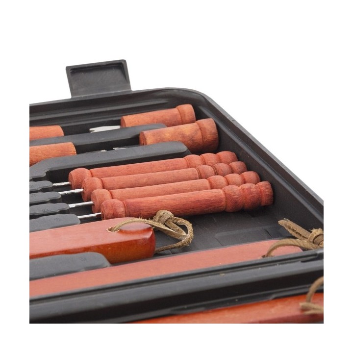 Malette Barbecue Barbecase InnovaGoods 18 Pièces