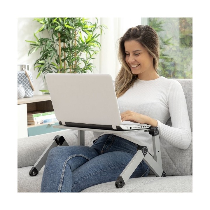 Table Réglable Positions Multiples pour Ordinateur Portable Omnible InnovaGoods