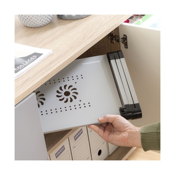 Table Réglable Positions Multiples pour Ordinateur Portable Omnible InnovaGoods