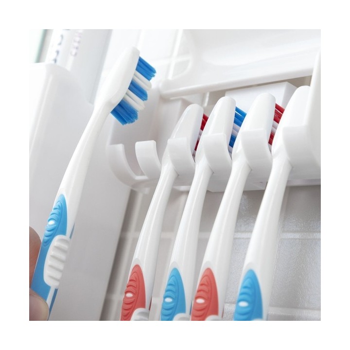 Distributeur de Dentifrice avec Porte Brosse à Dents Diseeth InnovaGoods