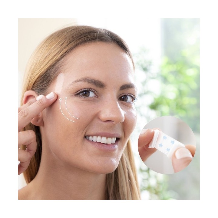 Patchs de Lifting Facial Adhésifs Invisibles Liftrik InnovaGoods 40 Unités