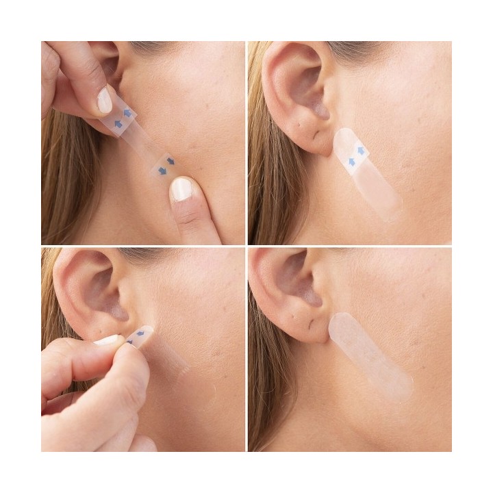 Patchs de Lifting Facial Adhésifs Invisibles Liftrik InnovaGoods 40 Unités