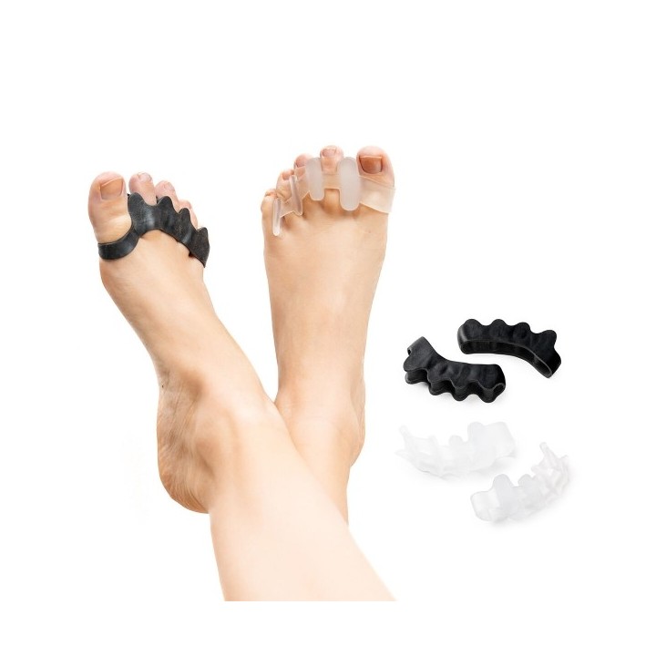 Séparateurs d’Orteils pour la Détente et le Sport Toelax InnovaGoods 4 Unités