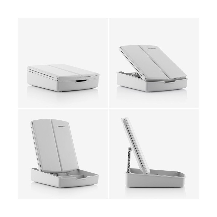 Miroir LED Pliable avec Organisateur de Maquillage 3 en 1 Panomir InnovaGoods