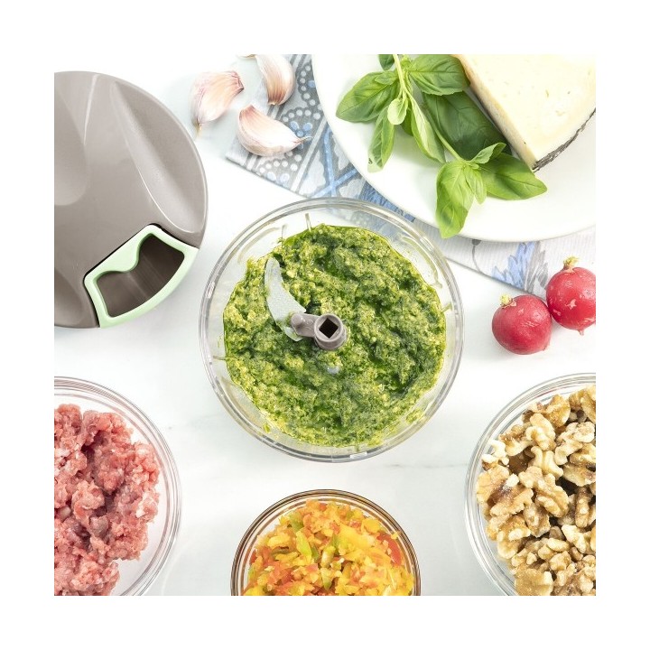 Mini Hachoir Manuel avec Cordon Spinop InnovaGoods