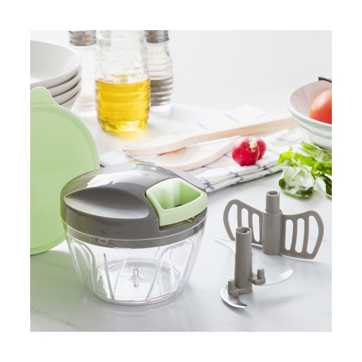 Mini Hachoir Manuel avec Cordon Spinop InnovaGoods