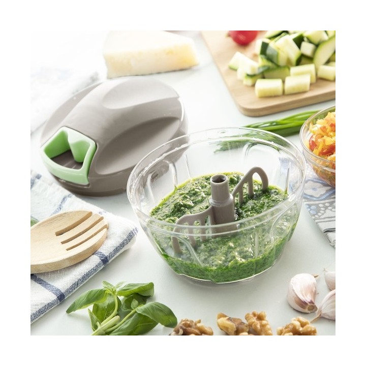 Mini Hachoir Manuel avec Cordon Spinop InnovaGoods