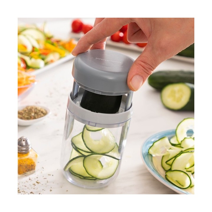 Coupe légumes en Spirale et Râpe à Légumes avec Recettes Vigizer InnovaGoods