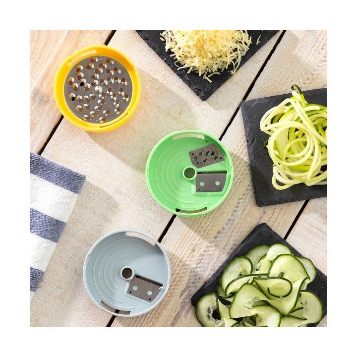 Coupe légumes en Spirale et Râpe à Légumes avec Recettes Vigizer InnovaGoods