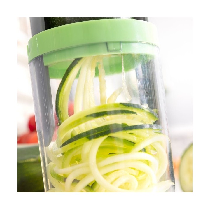 Coupe légumes en Spirale et Râpe à Légumes avec Recettes Vigizer InnovaGoods