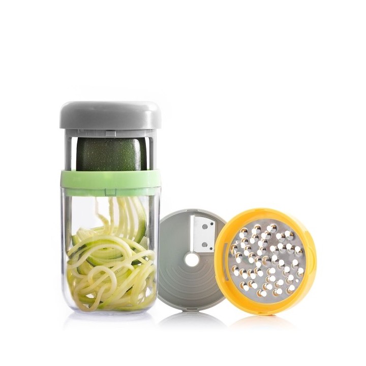 Coupe légumes en Spirale et Râpe à Légumes avec Recettes Vigizer InnovaGoods