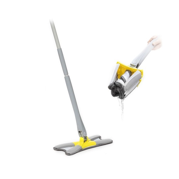 Balai Serpillère Auto essorant en Microfibre Type X. Twop InnovaGoods
