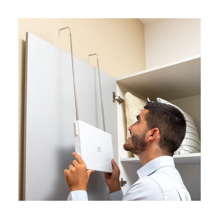 InnovaGoods Miroir de maquillage éclairé Miroir de salle de bain avec design pliant et vue