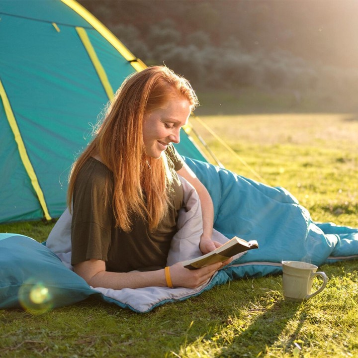 Bestway Sac de Couchage Polyester Température 3 à  8 Degrés 190x84 cm Camping 68100