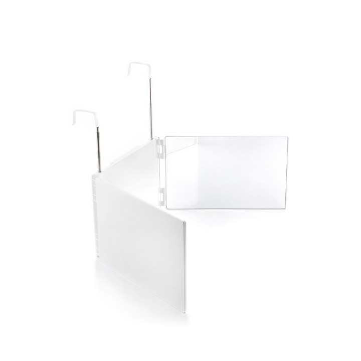 InnovaGoods Miroir de maquillage éclairé Miroir de salle de bain avec design pliant et vue