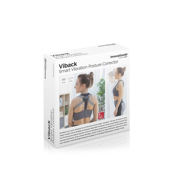 Entraîneur de Posture Intelligent Rechargeable avec Vibration Viback InnovaGoods