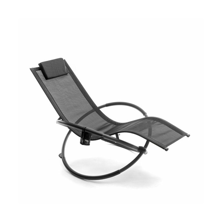 Chaise Longue Pliante à Bascule Orbitale Rockorb InnovaGoods