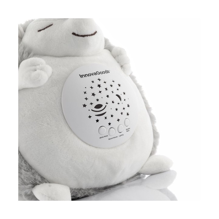 Hérisson en Peluche avec Bruit Blanc et Veilleuse Spikey InnovaGoods