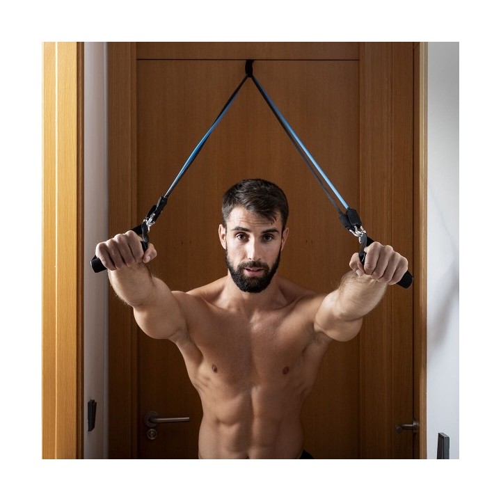 Set de Bandes de Résistance avec Accessoires et Guide d´Entraînement Rebainer InnovaGoods 5 Unités